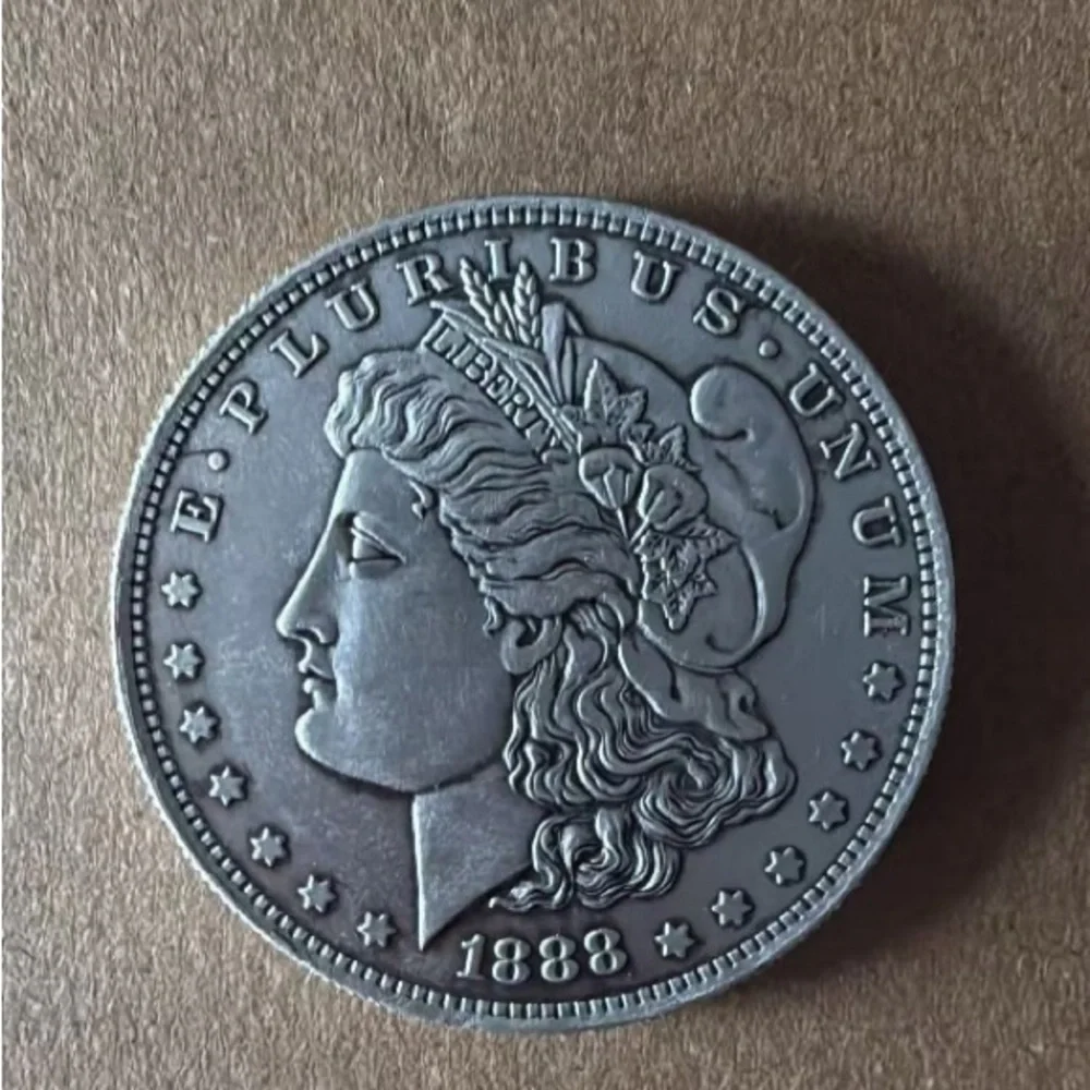 1888 Morgan Style Silver Coin - Classic Antique Look